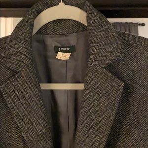 J Crew Tweed Fitted Blazer Size 4 EUC